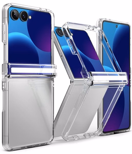 Ringke Fusion Flap dėklas, skirtas Samsung Galaxy Z Flip 8 – skaidrus