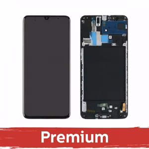 LCD ekranas suderinamas su Samsung A705 A70 su rėmeliu / didelis ekranas / OEM