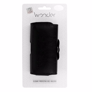 Wonder PRO Belt Holster (SIZE 18) for Iphone 15 Pro Max/16 Plus/16 Pro Max/17 Air/17 Pro Max/Samsung A16/A35/A53/A55/M35/S24 Ultra/S25 Ultra/Redmi 14C black