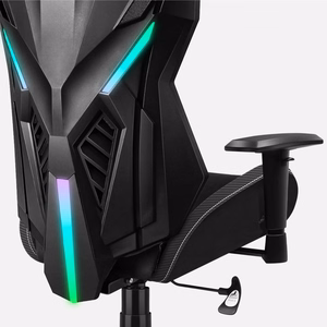 Huzaro Combat 7.6 RGB Black gaming chair with fan