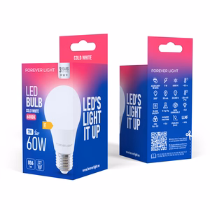 Forever Light LED lemputė E27 A60 7W 806lm 6000K, E klasė