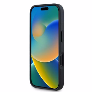 Mercedes lygios odos magnetinis iPhone 16 Plus dėklas - juodas
