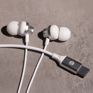 Forever laidinės ausinės EP-02 USB-C baltos