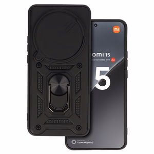 Dėklas su slankiojančia kamera šarvuotas Xiaomi 15 Ultra 5G juodas