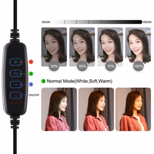 PULUZ PKT3025L „4 viename“ vaizdo įrašymo telefonu rinkinys su 12 cm žiedine LED lempa ir mikrofonu