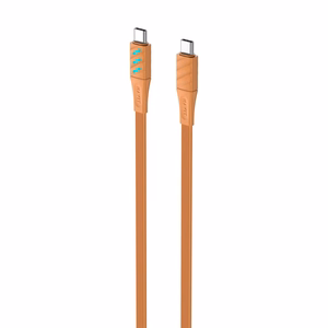 Havit CB6254 - USB Type C į USB Type C įkrovimo laidas, 1 m (oranžinis)