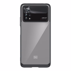 Чехол Outer Space для Xiaomi Poco X4 Pro 5G с гибкой рамкой чёрный