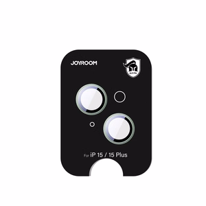 Joyroom JR-MFY0252 apsauginis stiklas iPhone 15/15 Plus objektyvams - žalia