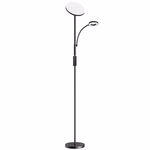Dviguba grindų lempa su pultu BlitzWill BWL-FL-0001, 36W (juoda)