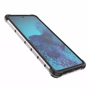 Honeycomb dėklas šarvuotas dėklas su geliniu rėmeliu Samsung Galaxy A73 permatomas