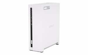 QNAP TS-133 NAS ir duomenų saugojimo serveris Tower Cortex-A55 2 GB DDR4 0 TB QNAP Turbo System Balta