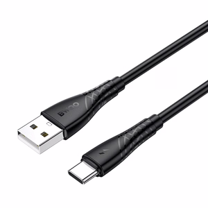 BWOO кабель USB - USB-C 1m 27W 3A черный BO-X318C
