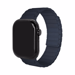 Mobilize Silicon Watch Band - Magnetic - for Apple 42/44/45/49mm - Blue