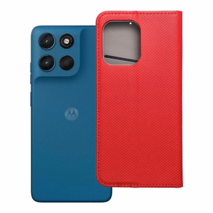 SMART CASE Book dėklas skirtas Oppo Reno A6 PRO 5G - raudonas