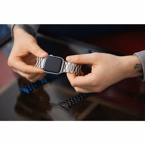FORCELL F-DESIGN FA10 nerūdijančio plieno laikrodžio juosta Apple Watch 38 / 40 / 41 mm - juoda
