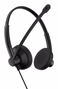 EPOS IMPACT 100 MS Stereo USB-C+A – laidinės stereofoninės biuro ausinės su mikrofonu, USB-C ir USB-A, juodos (1001421)
