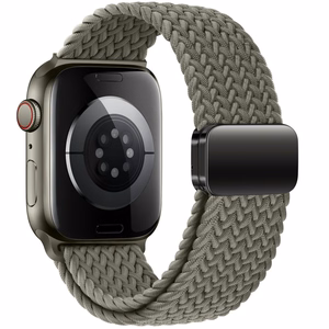 Ремешок Tech-Protect Nylonmag для Apple Watch 4 / 5 / 6 / 7 / 8 / 9 / SE / Ultra 1 / 2 (42 / 44 / 45 / 49 MM) — зеленый