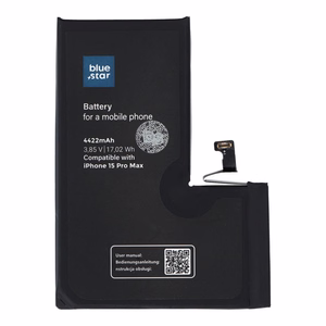 Battery for iPhone 15 PRO MAX 4422 mAh Blue Star HQ