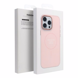 Чехол для Samsung S26 ULTRA Frame Mag Cover совместимый с MagSafe пудрово-розовый