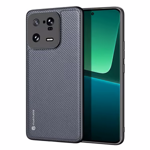 Dux Ducis Fino dėklas Xiaomi 13 Pro su silikoniniu rėmeliu pilkas