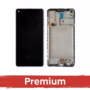 LCD Display Compatible With Samsung A235 A23 4G Black with Frame OEM