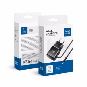 Phone charger Nokia 3310 / 6610 Blue Star 1A 3W TFK-TC-1100B black
