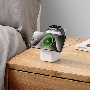 Įkroviklis belaidis DUZZONA W20 4-in-1 MagSafe baltas