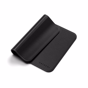 SATECHI vegan leather pelės kilimėlis ST-LMPK juodas