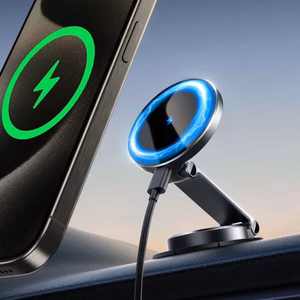 Automobilinis laikiklis-įkroviklis Joyroom JR-ZS408 (dashboard) 15W juodas