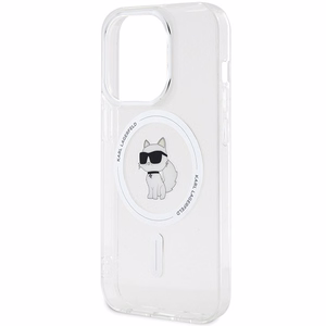 Karl Lagerfeld IML Choupette MagSafe dėklas iPhone 14 Pro Max - permatomas