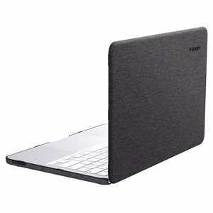 Чёрный чехол Spigen Urban Fit для MacBook Neo 13 дюймов 2026 года
