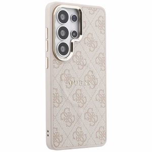 Guess чехол 4G Embossed Ring MagSafe Samsung Galaxy S26 Ultra розовый