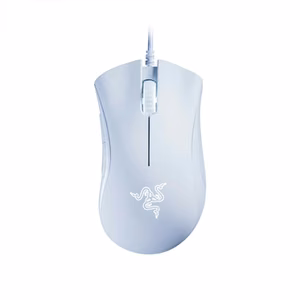 Razer DeathAdder Essential – žaidimų pelė, laidinė ergonominė pelė, balta
