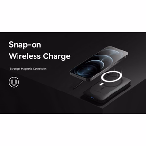 Išorinė baterija POWER BANK VEGER (VP1151) 10000mAh su belaidžiu įkrovikliu (Magsafe 15W) balta
