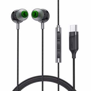 Ausinės Acefast L5 USB-C juodos