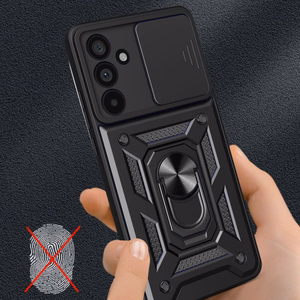 Tech-Protect CamShield Pro dėklas telefonui Samsung Galaxy A56 5G - juodas