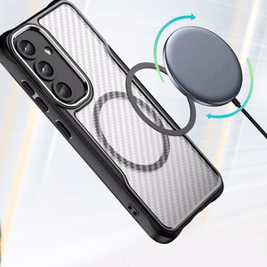 Defender Carbon Mag dėklas for Samsung Galaxy S26 Plus juodas