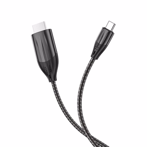 Кабель Hoco UA16 Type-C - HDMI 2.0м серый