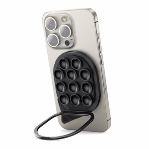 Magnetinis telefono laikiklis su siurbtukais Joyroom (ZS418) juodas