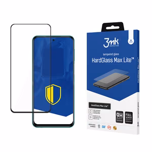 9H 3mk HardGlass Max Lite™ apsauginis stiklas Xiaomi Redmi Note 9S telefonui