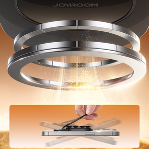 Magnetinis telefono laikiklis su siurbtukais Joyroom (ZS418) juodas