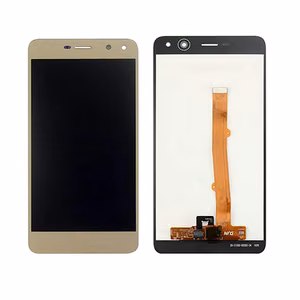 Telefono LCD ekranas su lietimo stiklu Huawei Y6 2017 (Nova Young) / Y5 2017 (Y5 III), auksinis