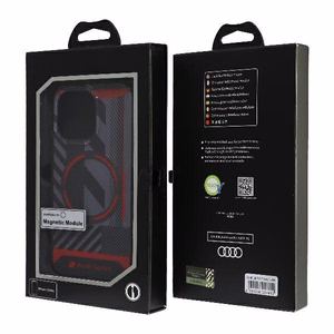 Audi IML sportinis magnetinis dėklas iPhone 13 Pro / 13 6.1" - juodas
