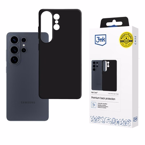 3mk Matt matinis dėklas, skirtas Samsung Galaxy S26 Ultra – matinė juoda