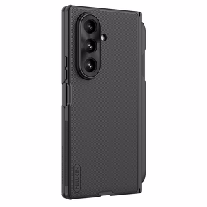 Nillkin Super Frosted Shield Fold Magnetinis dėklas Samsung Galaxy Z Fold 7, MagSafe suderinamas, su S Pen Space - juodas