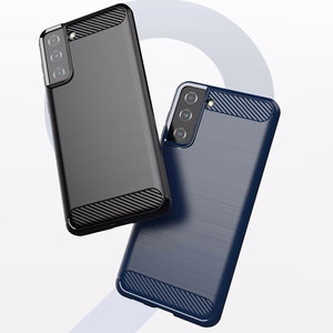 Anglies dėklas lankstus dangtelis TPU dėklas Samsung Galaxy S21+ 5G (S21 Plus 5G) juodas
