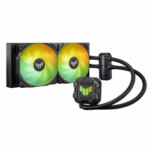 ASUS TUF GAMING LC II 240 ARGB procesoriaus skysčio aušinimo komplektas 12 cm juodas
