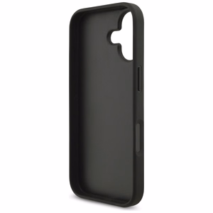 Dėklas Guess PU 4G Metal Logo Apple iPhone 17 pilkas