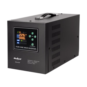 Rebel POWER-1500-LFP4 emergency power supply, pure sine wave inverter with charging, 12 V / 230 V, 1500 VA / 1050 W