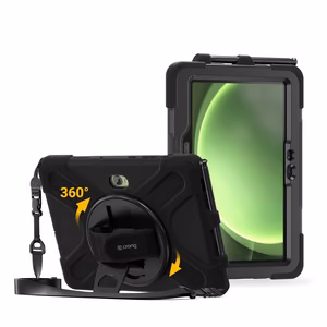 Tvirtas apsauginis dėklas Crong Defender Plus, skirtas Samsung Galaxy Tab Active5 Pro 10,1″, juodas